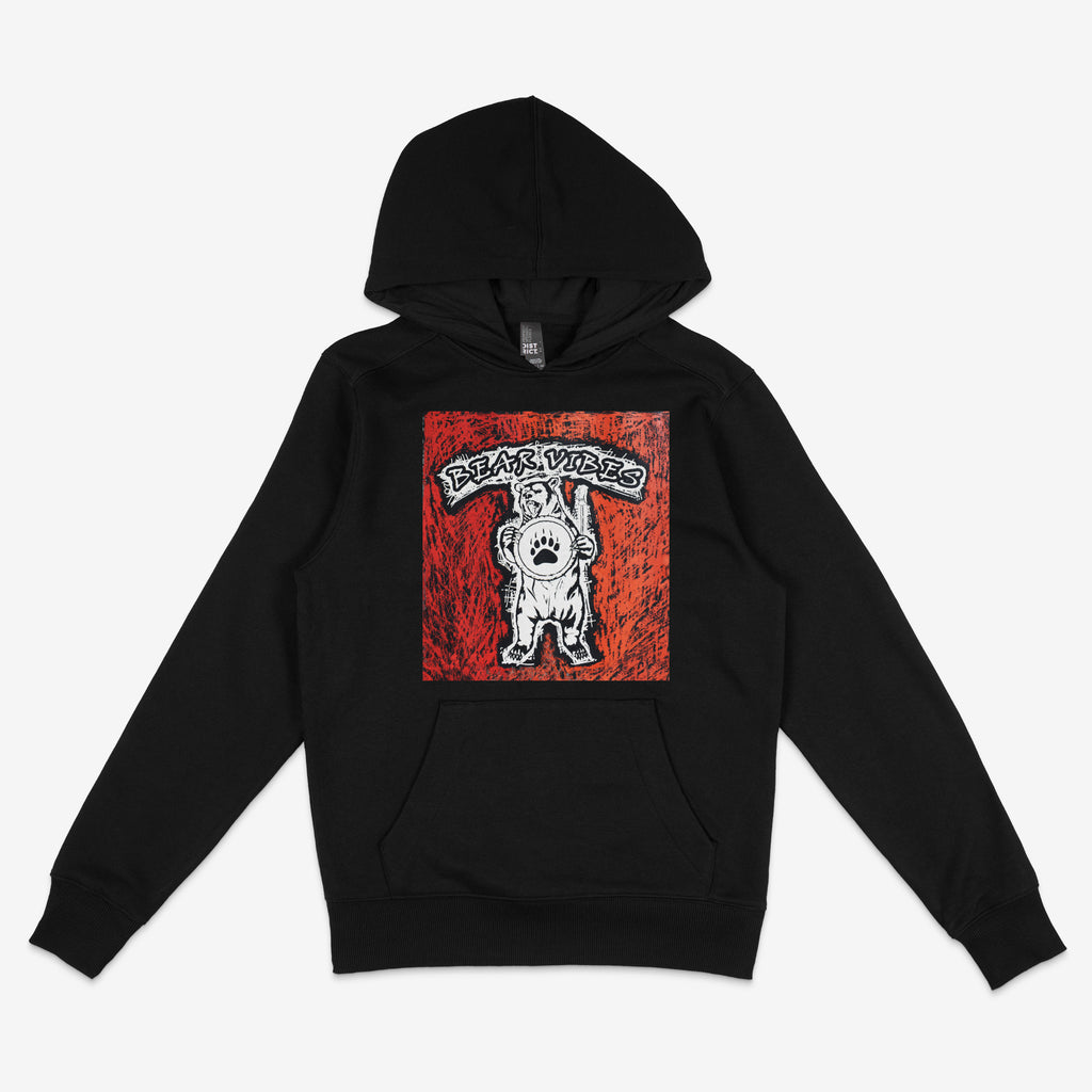 Bear vibes playing the drum - Hoodie