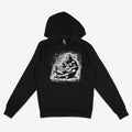 Sasquatch in meditation with clapper stick - Hoodie