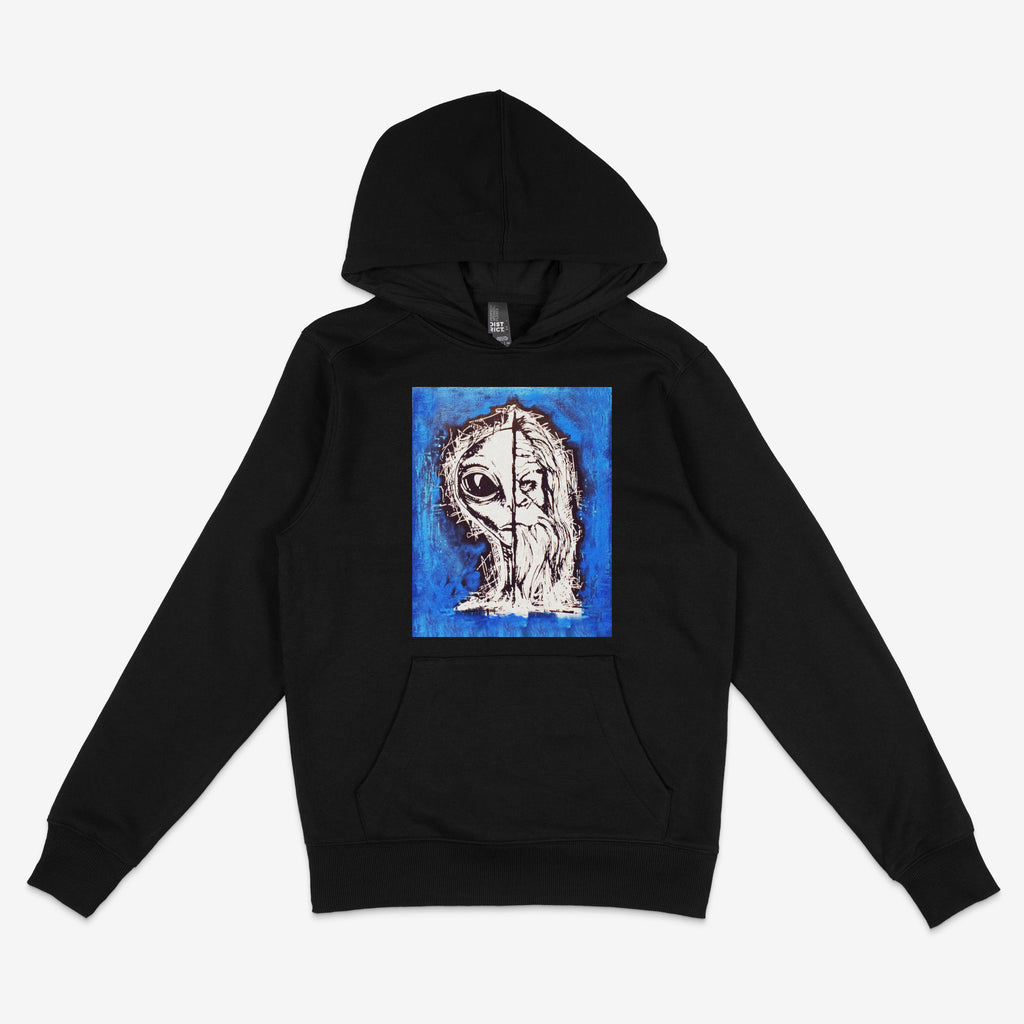 Interdimensional star being and sasquatch - Hoodie