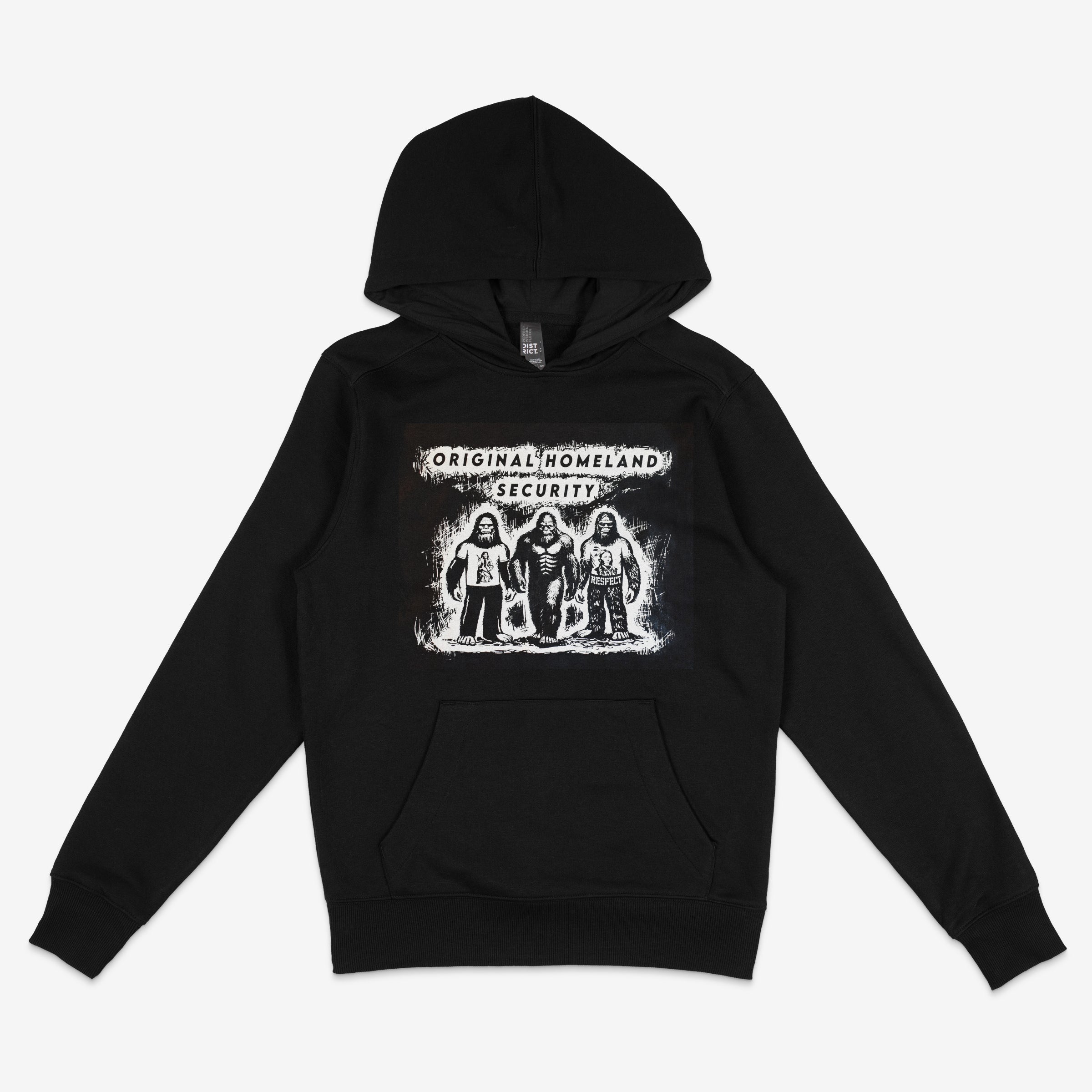 Original homeland security with three Sasquatches - Hoodie