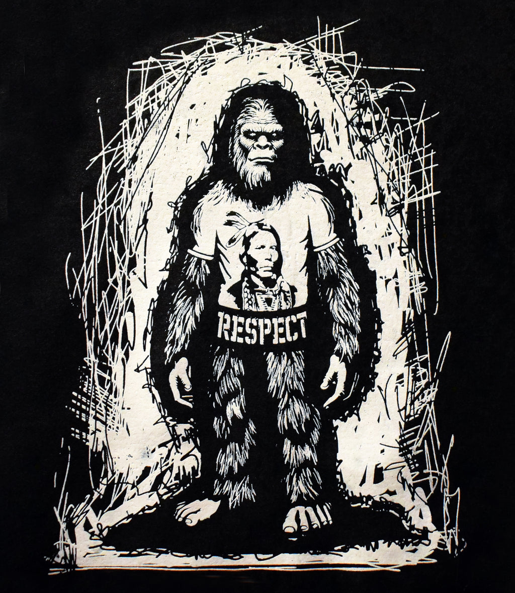 Sasquatch reppin Crazy Horse - Hoodie