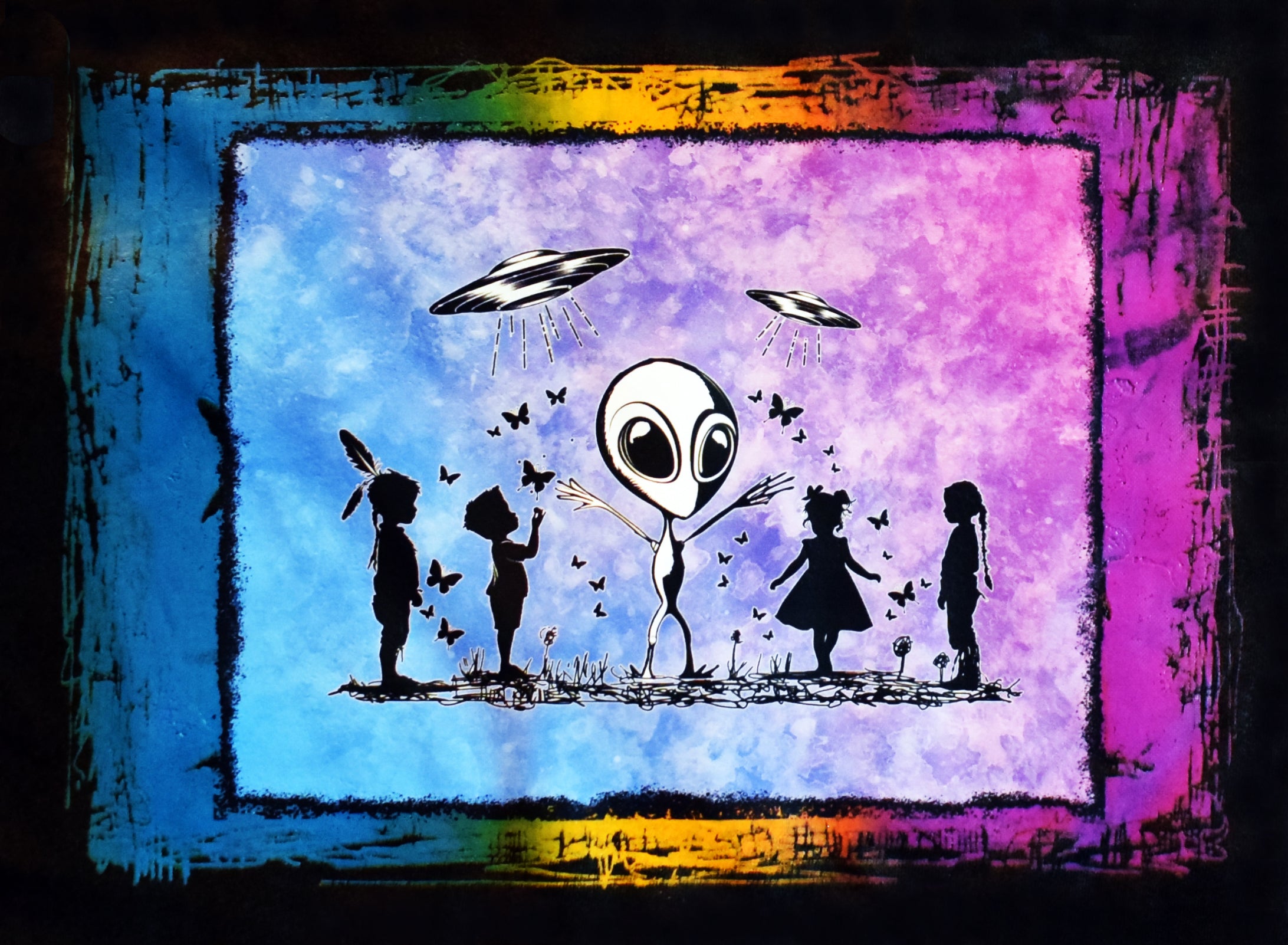 Star being bringing joy - Hoodie